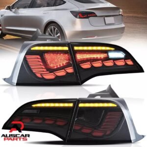 VLAND Tail Clear Lights For Tesla Model 3/Y 2017 - 2022 Pair