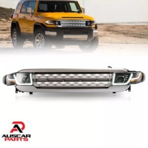 Silver VLAND Headlights For 2007 - 2015 Toyota FJ Cruiser Pair