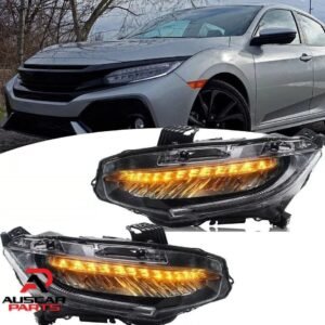 VLAND Headlights For Honda Civic 2016-2021 Pair