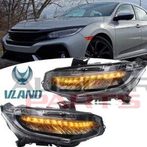 Headlights For Honda Civic 2016-2021