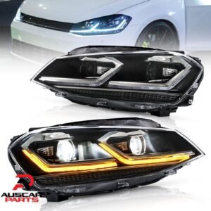 Pair VLAND Headlights For VW Golf 7.5  MK7.5   2018 - 2021